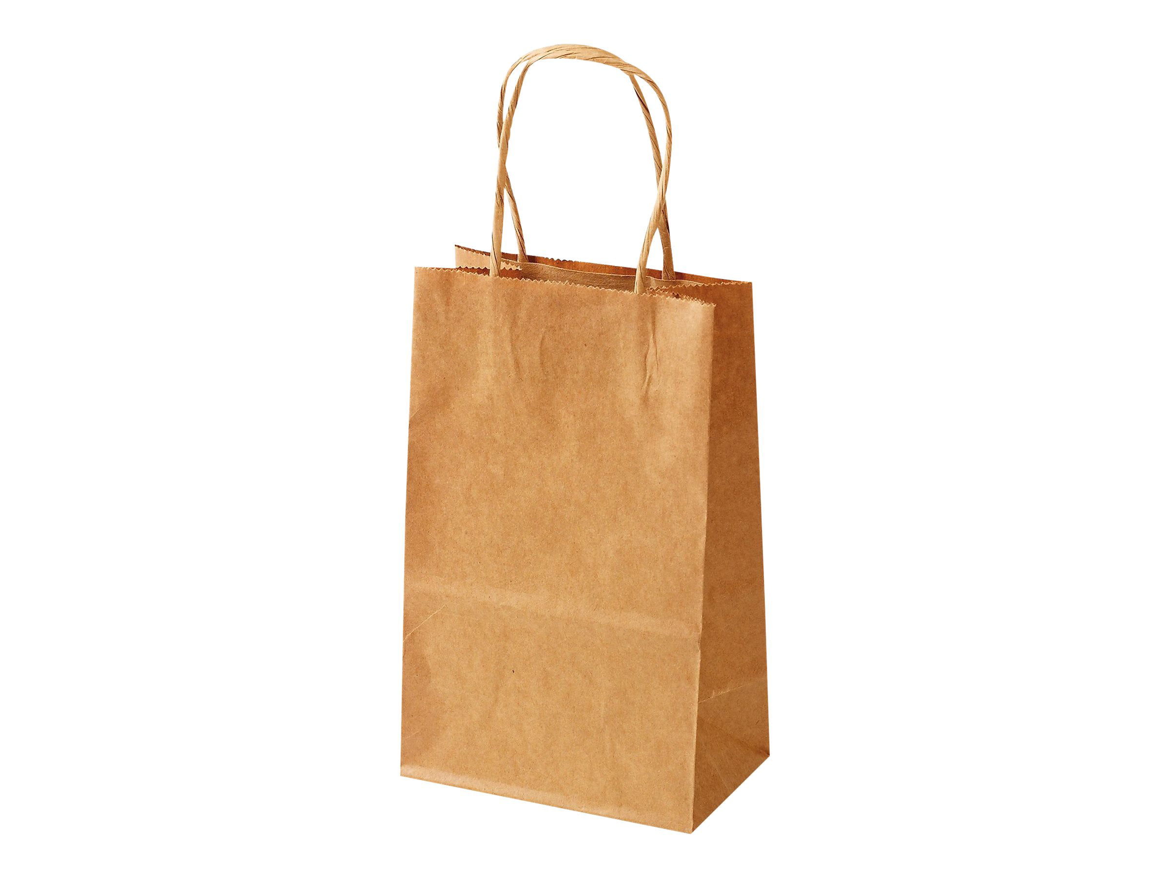 Boulevard String Shopping Bag made from recycled unbleached cotton,Short Handles 