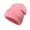 Pink, variant on CFMIURAN Winter Beanie for Men Women, Fleece Lined Beanie Soft Warm Knit Hat Ski Stocking Cuffed Cap Black