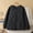 Black#1, variant on Drovellove Plus Size Women's Quilted Puffer Jacket – Long Sleeve Lightweight Coat with Pockets, Floral & Solid Print, Casual Fall Winter Spring Outerwear