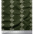 thumbnail image 1 of Soimoi Poly Crepe Fabric Dot & Geometric Tie-Dye Print Sewing Fabric Yard 42 Inch Wide, 1 of 3