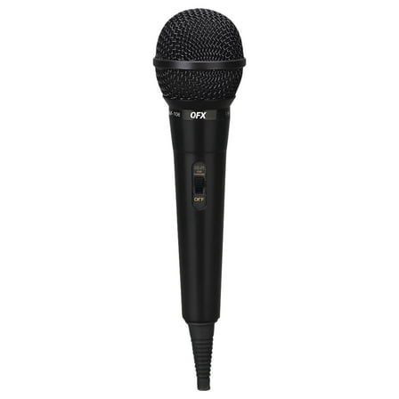 QFX M-106 Unidirectional Dynamic Microphone with 10-foot Cable