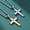 Couple 2 piece set, variant on Stainless Steel Cross Necklace for Men Women,  Couple Fashion Jewelry Gifts, 24 In