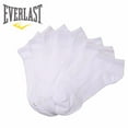 thumbnail image 2 of Men's Everlast Value Pack Low Cut Ankle Socks (Pack of 7,14 or 21 pairs) (21- pack, B- White), 2 of 3
