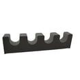 thumbnail image 3 of BenchMaster Four Gun Barrel Rest Weapon Rack – Magnetic Foam Gun Rack for Rifles & Shotguns, High-Density Foam Gun Safe Barrel Rest, Holds 4 Guns, 3 of 5