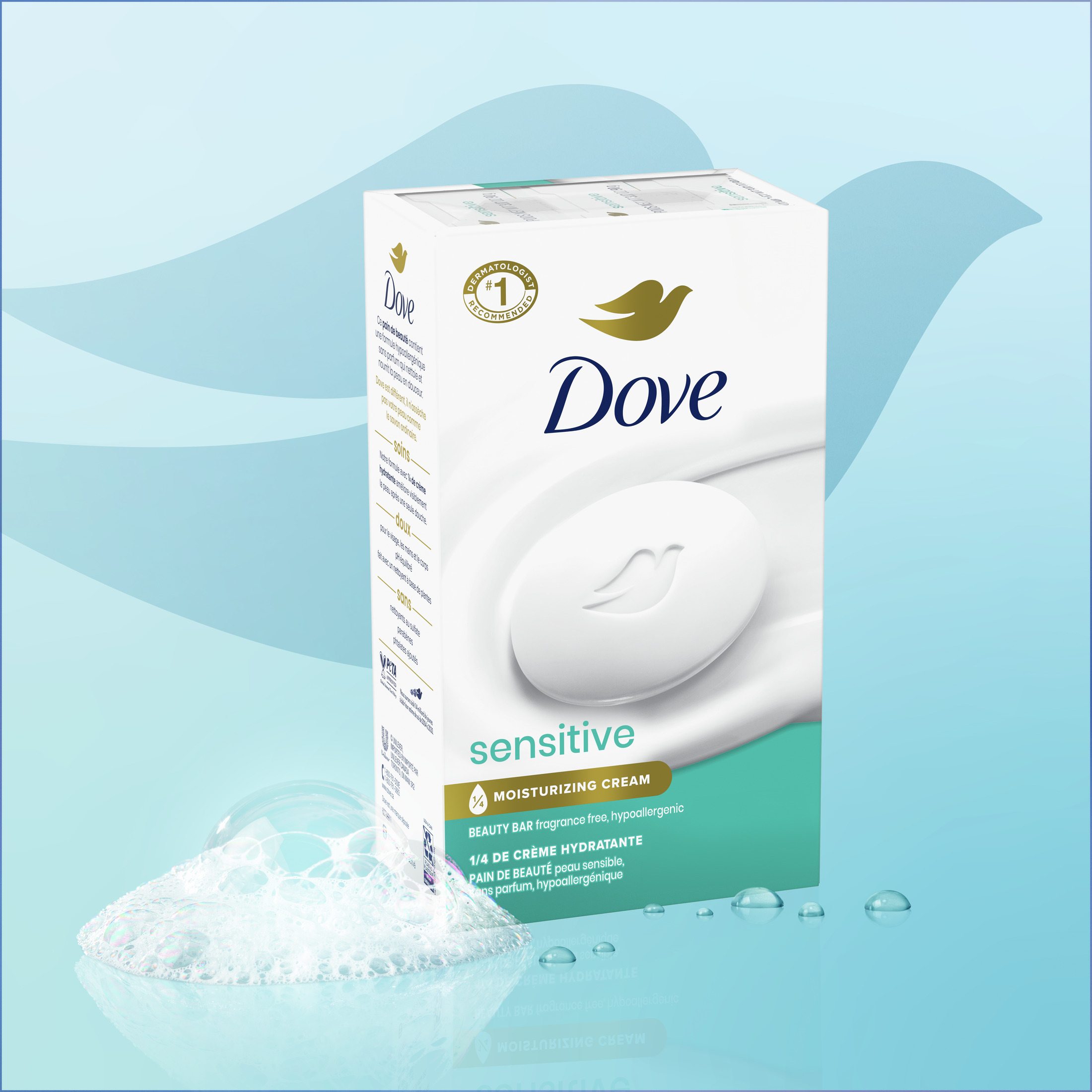 Dove Beauty Bar Sensitive Skin Fragrance Free 36-Pack photo 6