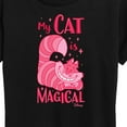 thumbnail image 3 of Disney Classics - Cats & Dogs - My Cat Is Magical - Women's Short Sleeve Graphic T-Shirt, 3 of 5
