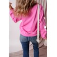 thumbnail image 4 of Ushdele Sparkling Bowknot Pullover: Chic Drop Shoulder Sweater, 4 of 7