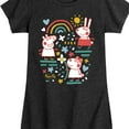 thumbnail image 3 of Peppa Pig - Peppa Friends Doodle - Girls Toddler And Youth Fitted Short Sleeve Tee, 3 of 5