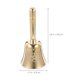 thumbnail image 4 of ColoMX Divinación Handheld Bell Ritual Handheld Bell Bell Ceremonía de Tarot Campana de metal de la mano, 4 of 7