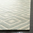 thumbnail image 3 of SAFAVIEH Chatham Eric Geometric Wool Area Rug, Gray/Ivory, 8' x 10', 3 of 8