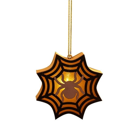 

ZFWDUNSA Wooden Scene Pendant Decor Handheld Lamp