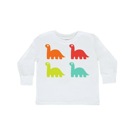 

Inktastic 4 Dinosaurs Gift Toddler Boy or Toddler Girl Long Sleeve T-Shirt