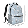 thumbnail image 2 of Fotbe Rabbit Is Eating Carrots Pattern Casual Backpack for School, Travel, and Outdoor Activities - Durable, Lightweight, and Comfortable, 2 of 5