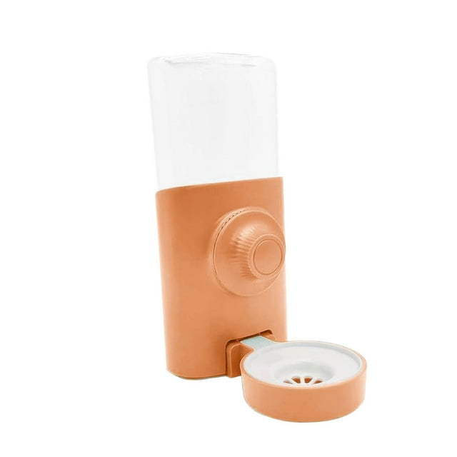 MERIGLARE Automatic Rabbit Drinker Automatic Water Dispenser for Bunny Small Pet Quail pink