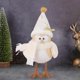 thumbnail image 4 of Adorno de pájaro LED iluminado, decoración de mesa, regalo, adorno de Navidad, estatua de adorno de escritorio para mesa, suministros para fiestas Sombrero puntiagudo blanco Macarena Figura de escritorio, 4 of 8
