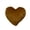 Light Brown, variant on Heart Shaped Plush Pillow Soft Stuffed Cushion Decorative Throw Pillow for Sofa Bed Chair and Home Interior Use
