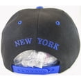 thumbnail image 2 of New York Men's 4-Tone Script Snapback Baseball Cap (Black/Royal), 2 of 3