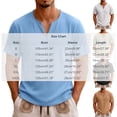 thumbnail image 4 of Men's Casual Sport Top Short Sleeve V-Neck T-Shirt Tops Quick Dry Breathable Moisture Wicking Workout Gym Training Running Essential Gift For Him | JASKFLY,Beige L, 4 of 8