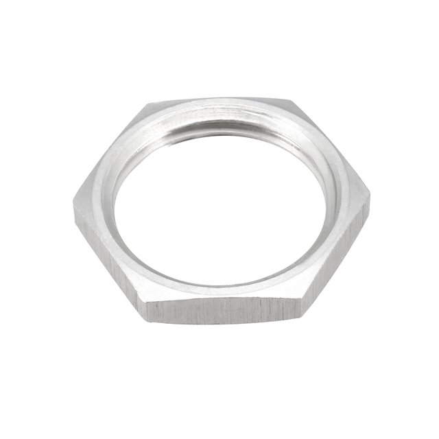 Unique Bargains Raccord de Tuyau Hexagonal Locknut SUS304 Acier Inoxydable G1/2 Pieds Fileté Femelle, 2 Pcs