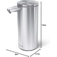 thumbnail image 5 of Simplehuman Large Rechargeable Automatic Soap Dispenser Touchless, 14oz, 5 of 5
