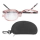 thumbnail image 1 of Lector de maquillaje, lentes que giran amigables con la piel, gafas de maquillaje con aumento, gafas con caja transparente organge, 1 of 8