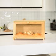 Homekoko Bamboo Single Layer Small Bread box