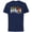 Navy, variant on Disney Channel High School Musical Characters - Short Sleeve Cotton T-Shirt for Adults - Customized-Natural