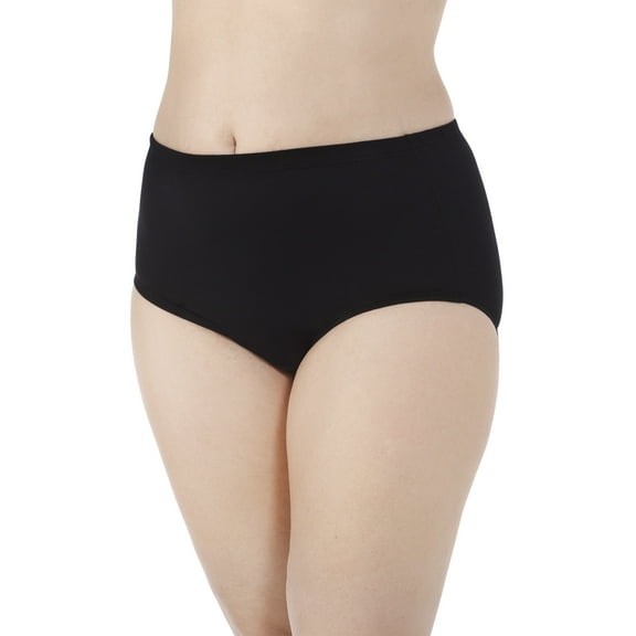 Fit for Me by Fruit of the Loom Women's Plus Breathable Cotton-Mesh Brief Panties - 5 Pack