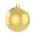 thumbnail image 2 of RBCKVXZ 120mm/4.7 Inch Shiny Gold Christmas Ball Ornaments, Christmas Hanging Plastic Shatterproof Ball Ornaments for Xmas Trees, Wedding Party, Holiday Decoration, 2 of 6