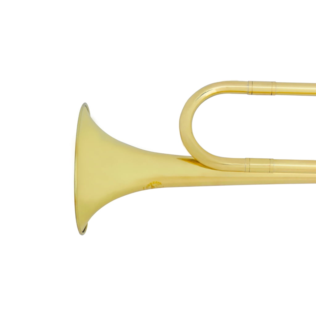 Miiottaa Light Weight Brass Trumpet Bb Flat Bugle with Mouthpiece For Long Practice