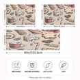 thumbnail image 4 of Holiday Themed Treats Pattern Queen Size Pillowcase Silky Smooth Finish Anti Wrinkle Design Easy Envelope Closure 20x30in, 4 of 9
