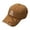 Brown, variant on Baseball Caps Unisex Baseball Hat with Curved Brim and Dome Top for Outdoor Casual Wear Adjustable Design for All Seasons