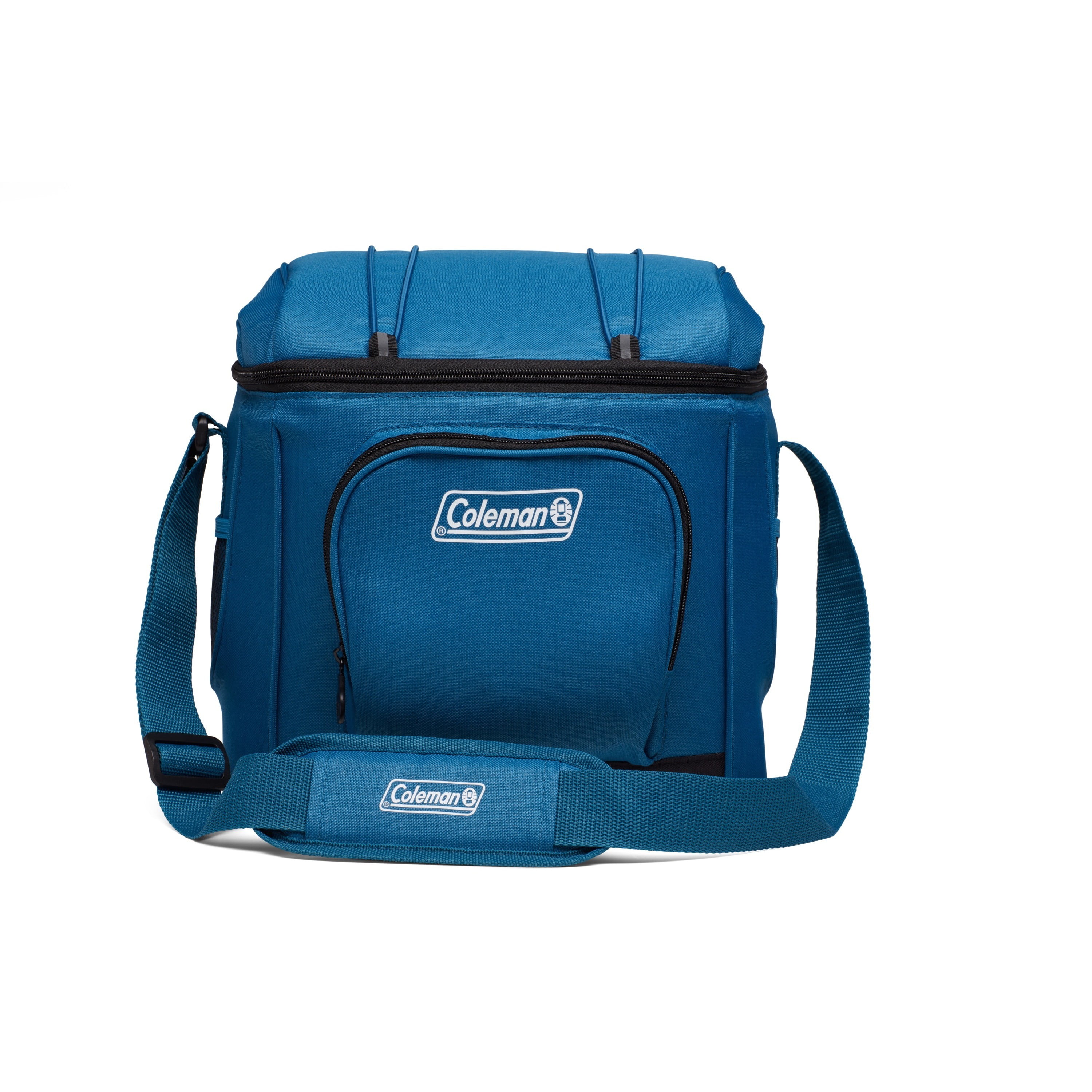 Coleman CHILLER 9-Can Insulated Soft Cooler Bag, Blue and Black 