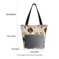 thumbnail image 3 of KLL Tote Bag for Women Groovy Disco Print Shopping Grocery Reusable Bags for Office School Shopping Travel, 3 of 6