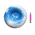 thumbnail image 1 of harper Inflatable Snow Tube with Handles Anti Tip Thicken Heavy Duty PVC Winter Toy for, 1 of 10