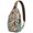 Ethnic, variant on Watermelon Pattern Lightweight Sling Backpack, Tropical Summer Fruit Print Crossbody Bag with Cute Sunshine Design, Durable and Multi-Layer Storage for Watermelon Lovers