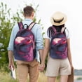 thumbnail image 3 of Salouo Astronaut Riding Fiery Horse for Travel Backpack for Men Women,Casual Laptop Backpack Daypack Business Work Bag for Travel、Hiking、Weekend -Medium, 3 of 5