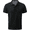 #001 Black, variant on Men‘s Breeze Polo Shirts – Beer Belly Bubble Golf Shirts for Men, Quick Dry Stretchy Textured Knit, Short Sleeve Casual Collared, Breeze Mens Polo Shirts