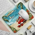 thumbnail image 2 of Santa Claus Square Non-Slip Rubber Bottom Printed Desk Mat Mouse Mat Gaming Mousepad Desk Pad - 8.3x9.8 Inch, Suitable for Office and Gaming, 2 of 6
