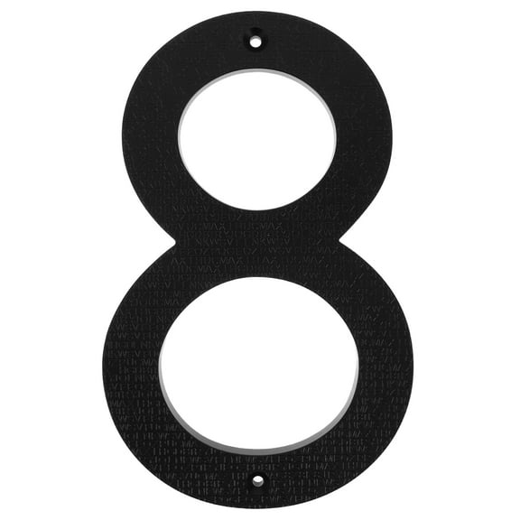 House Number Ceiling Fire Extinguisher Stand Door Plaque Poster Calendar Black