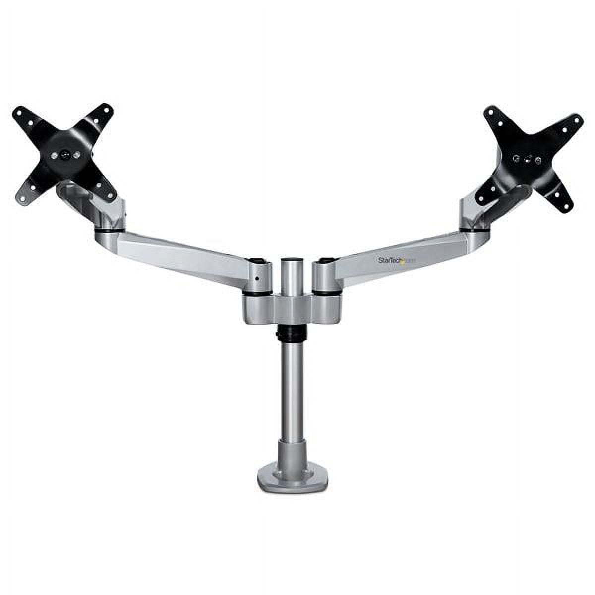 DUAL MONITOR ARM DESK MOUNT FOR UP TO 27IN VESA MONITORS - PREMIUM