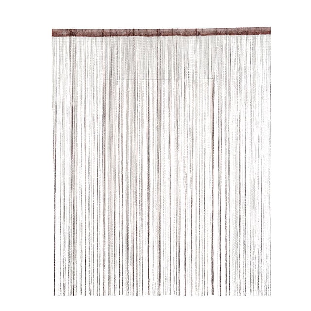 Puerta ventana cuerda sólida cortina tira borla cortina divisor pura decoración del hogar cenefa 200 cm x 100 cm Methold JJ18480-04