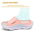 thumbnail image 2 of Womens Mens Recovery Slides with Comfortable Plantar Fasciitis Arch Support ,Unisex Orthotic Walking Thick Cushion Sport Sandals Reduces Stress on Feet Pink W11/M9, 2 of 5