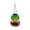 Green, variant on Embossed Glass Hanging Hummingbird Feeder Multi Port Nectar Container For Outdoor Garden Yard Patio Wild Bird Watching(Orange-40X20Cm)