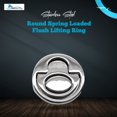 thumbnail image 2 of MARINE CITY Round Spring Loaded Flush Lifting Ring, 316-Grade Stainless Steel, 2 Inch Diameter, Corrosion-Resistant, Durable for Boats and Hatches Pack of 2, 2 of 8
