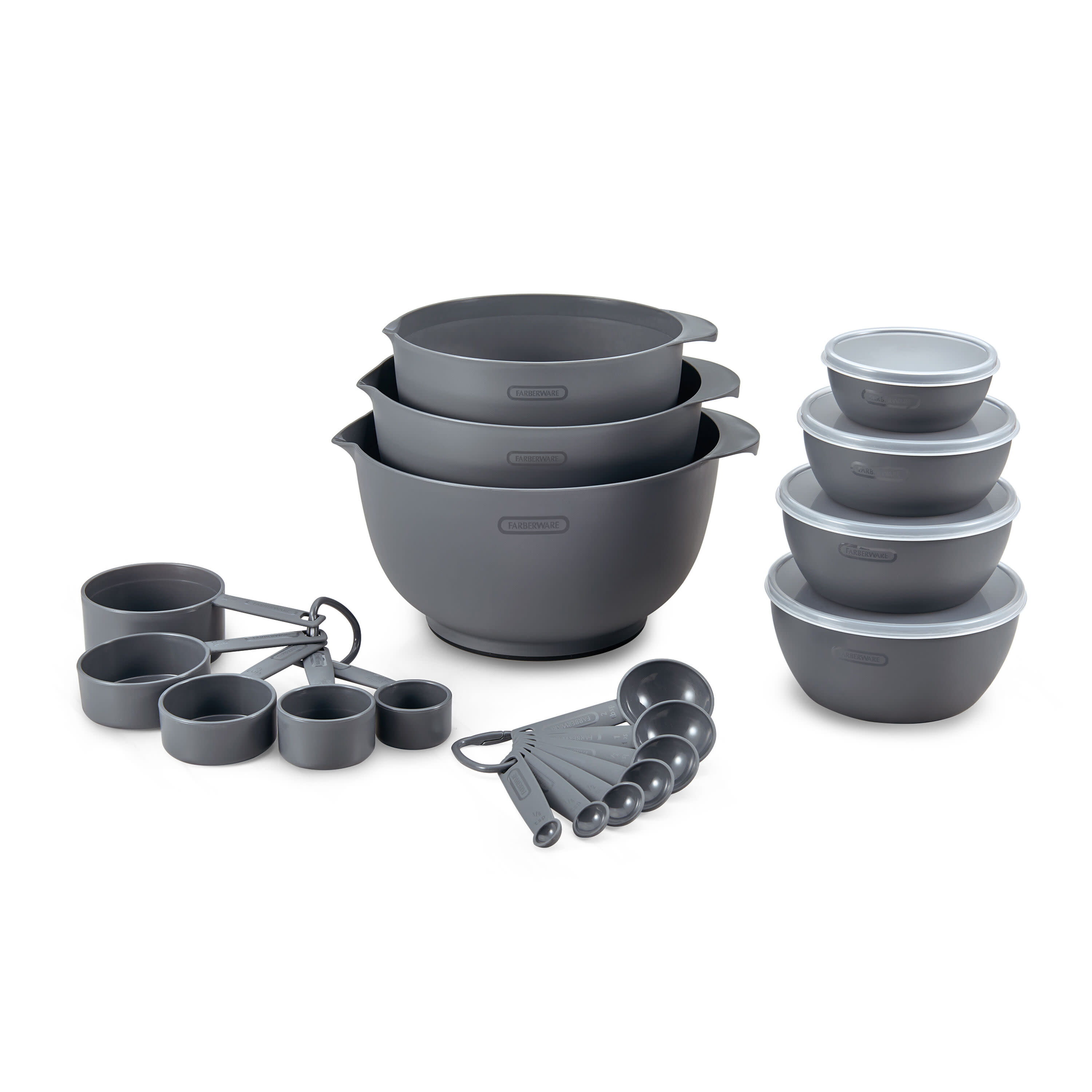 Farberware Professional 23-piece Gray Mix and Measure Baking Set - image 3 of 9