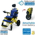 thumbnail image 4 of MAJESTIC Remote Controlled Electric Wheelchair, Foldable Mobility Aid, 4 of 6