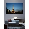 thumbnail image 2 of Wilcox "Paris France Eiffel Dusk" Wall Decal, 2 of 2