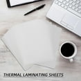 thumbnail image 3 of Mobutofu 100pcs Clear Laminating Sheet Clear Plastic Reliable For Office Use And Home Use, 3 of 7