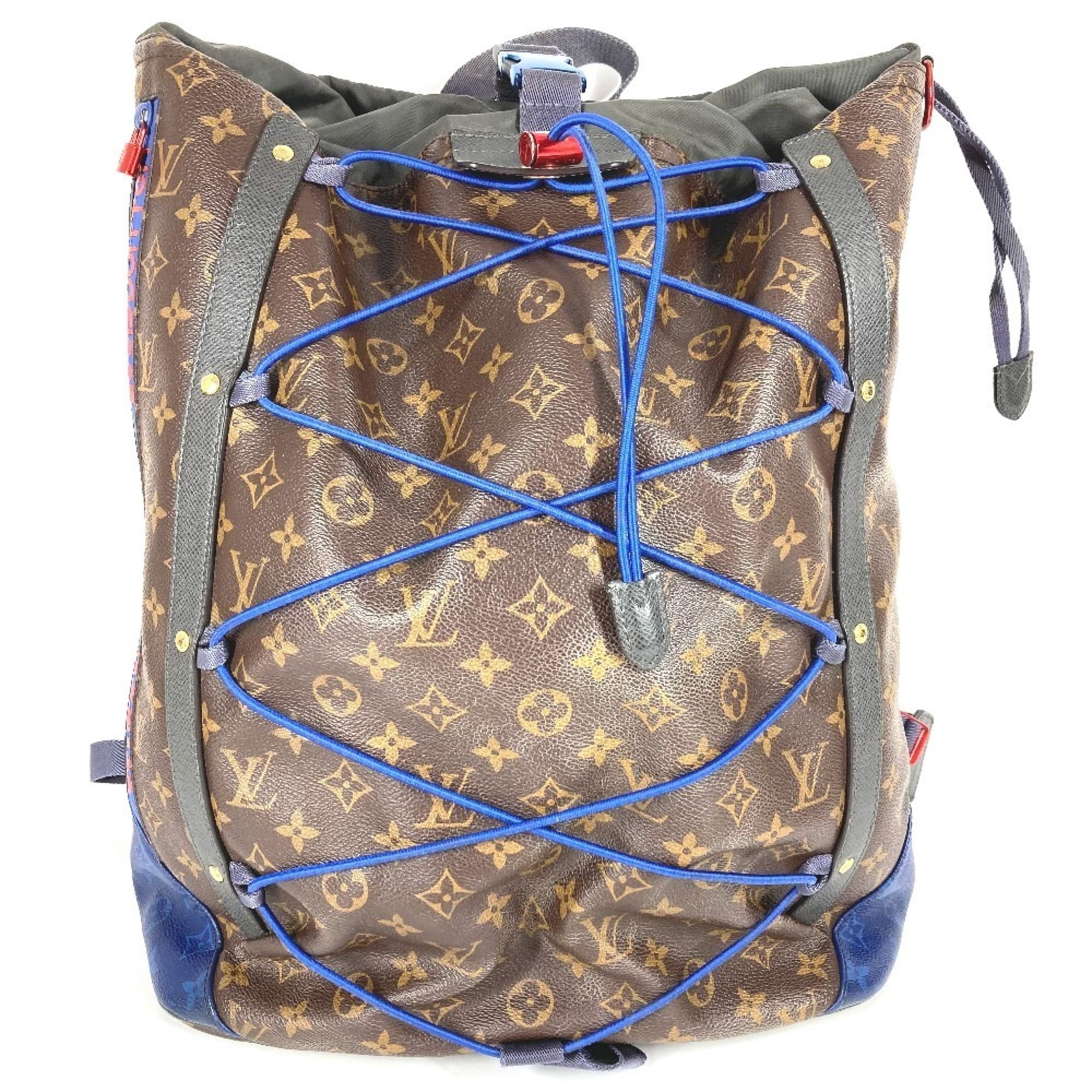 Pre-Owned LOUIS VUITTON Monogram Kim Jones Pacific Backpack  display picture 3
